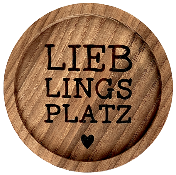kleinerer Untersetzer "Lieblingsplatz"